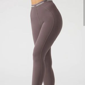 NWT JOAH BROWN Sueded mauve sports leggings S/M